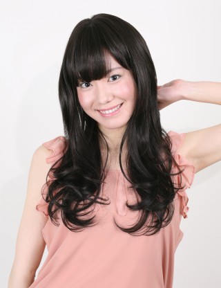 Wigs2you 全假髮 日本正品 可齊可斜劉海 高溫絲 長款卷髮 氣質 時尚假髮W-564